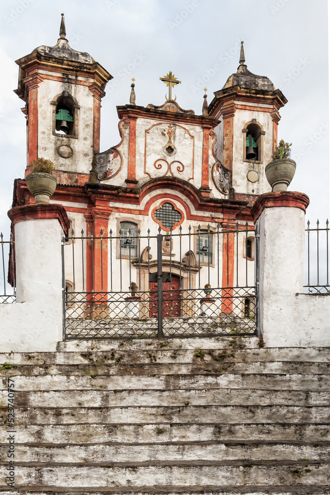 Obraz premium Immaculate Conception Church, Ouro Preto, Minas Gerais, Brazil