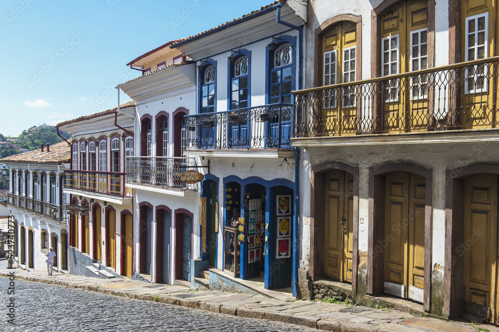 Ouro Preto, Streets, Minas Gerais, Brazil