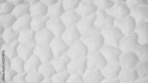 Abstract bright white porcelain with 3d printing texture background pattern backgrounds