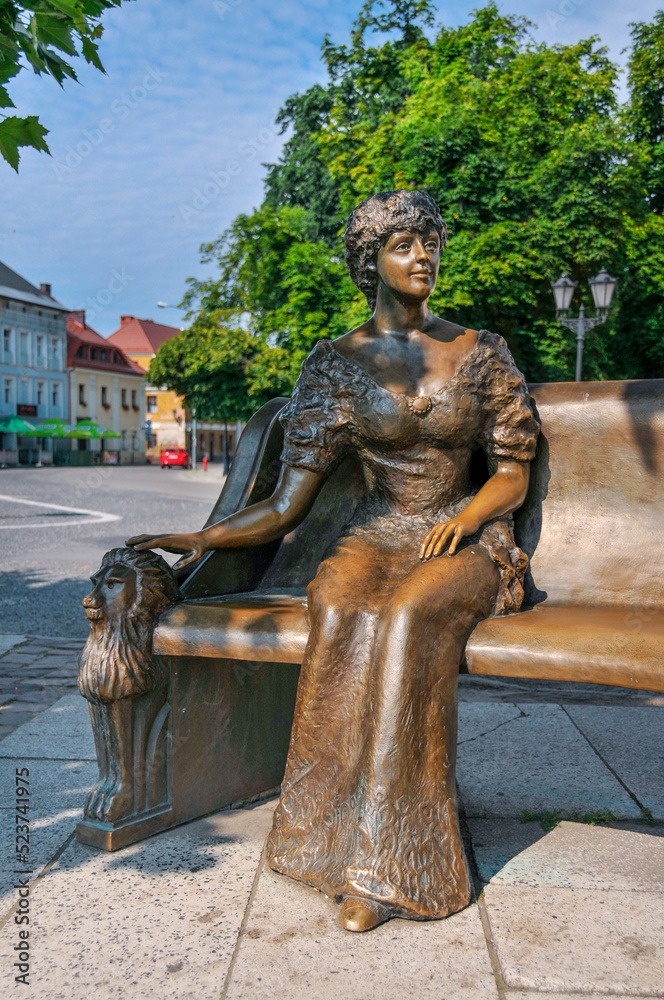 Princess Daisy's Bench in Pszczyna, Silesian Voivodeship, Poland