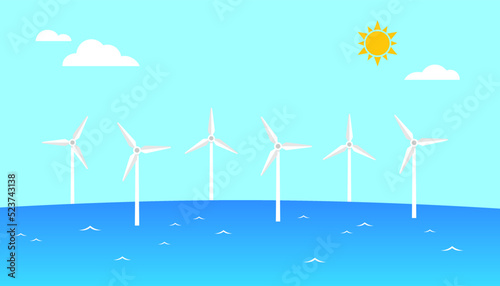 風力発電の風景3