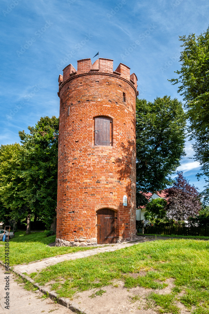 Tower. Mysliborz, West Pomeranian Voivodeship, Poland.