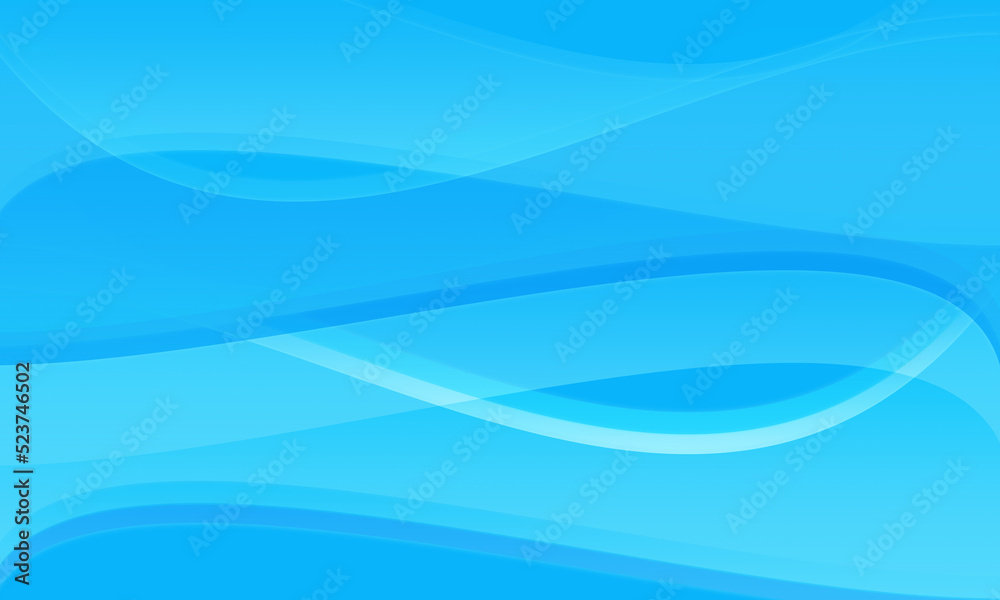 Obraz premium Soft light Blue color Curve Wave Pattern Graphic Background For Abstract Modern Presentation 