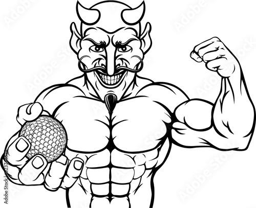 A devil Satan golf sports m...