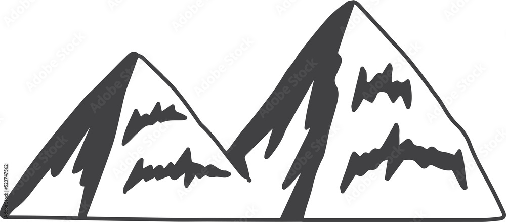 Fototapeta premium camping illustration isolated on transparent background