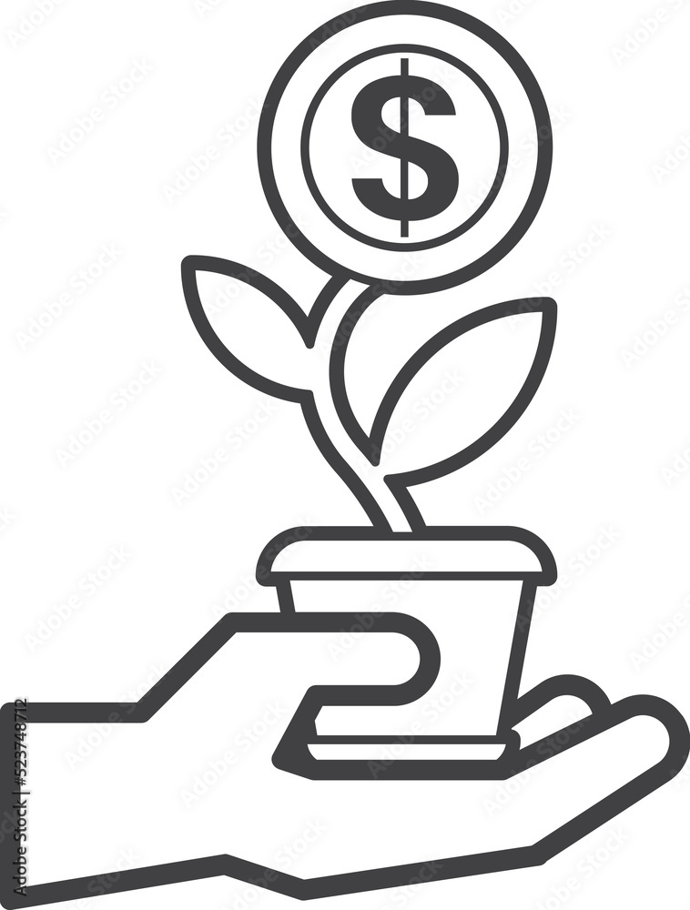 Business icon isolated on transparent background Business icon isolated on transparent background