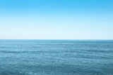 Beautiful view of sea on sunny day