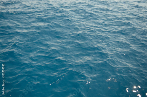 Blue water surface background