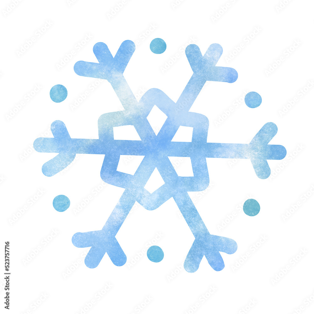 Snowflake isolated Snowflake isolated