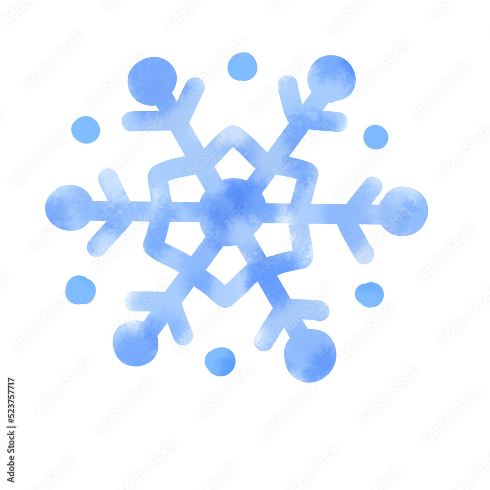 Snowflake isolated Snowflake isolated