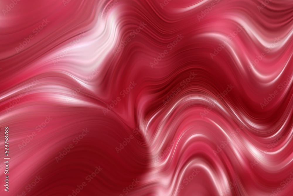 Obraz premium Silky pink fabric. Abstract background. Vector illustration. Realistic textile with pleats and draperies. Decor element for design