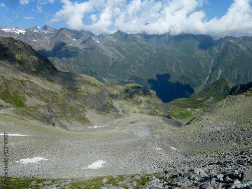 Stubai high-altitude hiking trail, lap 3 in Tyrol, Austria photo