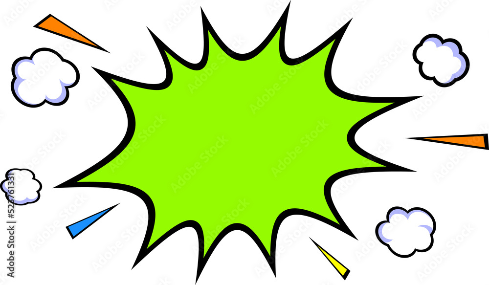 Pop Comic Expression text element background effect Pop Comic Expression text element background effect