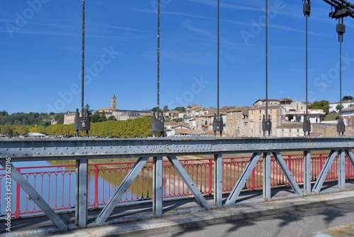 Joli village de La Réole en Gironde - France