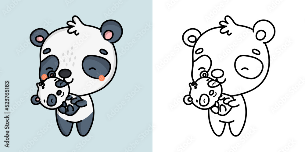 Cute Drawing Images  Draw A Cute Panda  Free Transparent PNG Clipart  Images Download