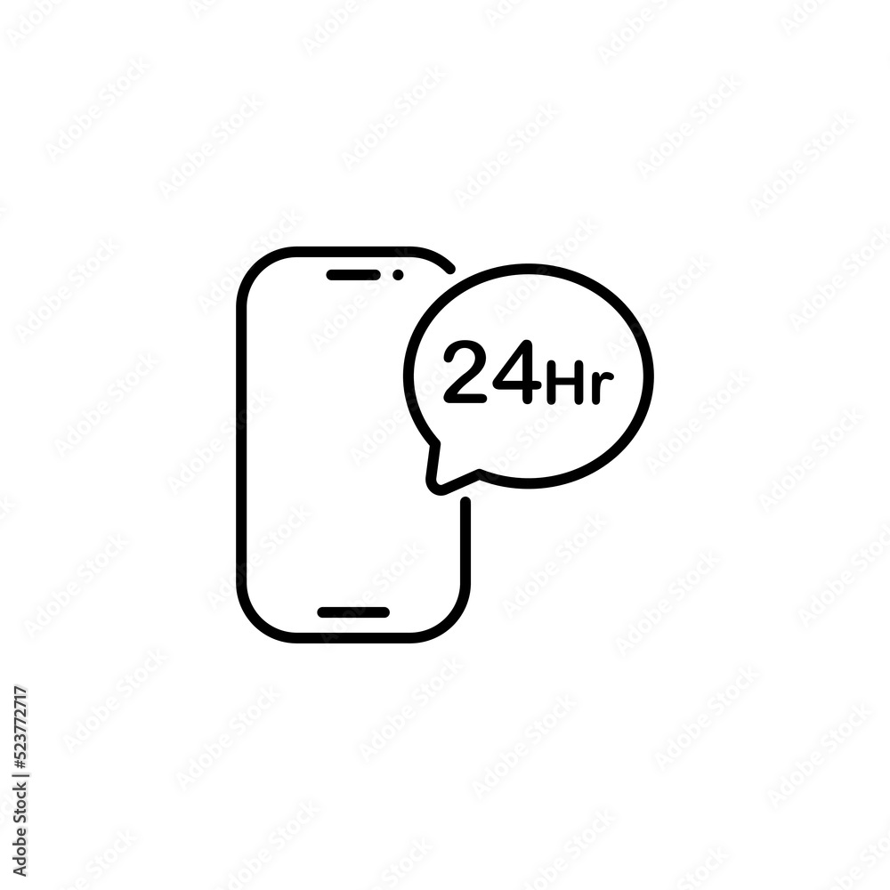 Support - modern black line design style icon on white background. Neat detailed image of hand holding smartphone. Always in touch, 24-7 customer service, professional advice, convenient app eps 10 Support - modern black line design style icon on white background. Neat detailed image of hand holding smartphone. Always in touch, 24-7 customer service, professional advice, convenient app eps 10