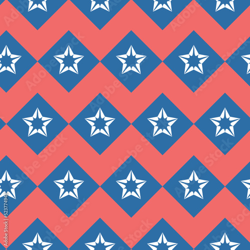 Starry sky seamless pattern, background with star for textile and wrapping paper