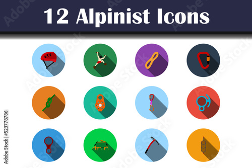 Alpinist Icon Set
