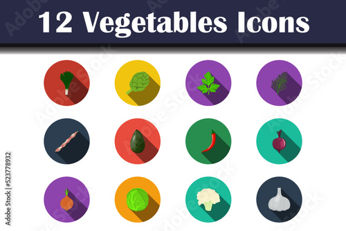 Vegetables Icon Set
