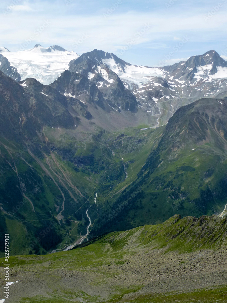 Stubai high-altitude hiking trail, lap 4 in Tyrol, Austria