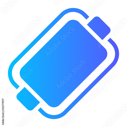 hair curler gradient icon