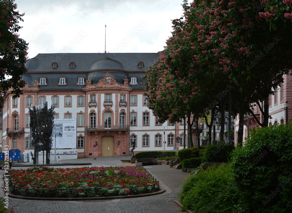 Historical Building in the Old Town of Mainz, the Capital City of Rhine Land - Palatinate