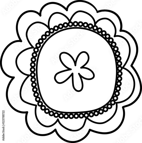 Folk flower, Catrina flower