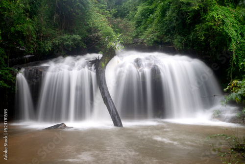 Mae Wang Amazing Waterfall in Chiangmai, Thailand.