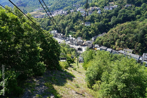 Chairlift in cochem at the Moselle photo