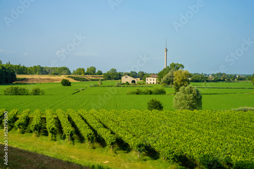 Foto Rural landscape near Suzzara, Mantova province, Italy