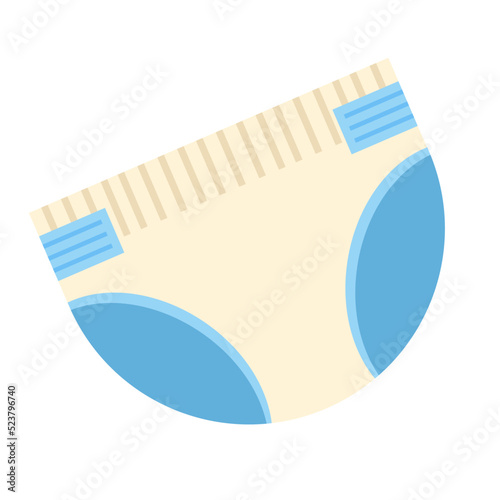 baby diaper vector illustration child
