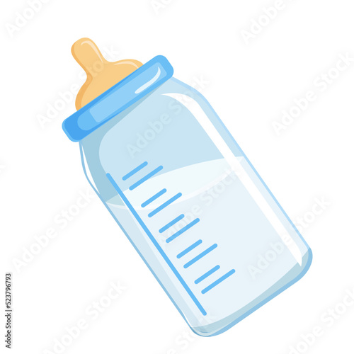 baby bottle vector illustration milk
