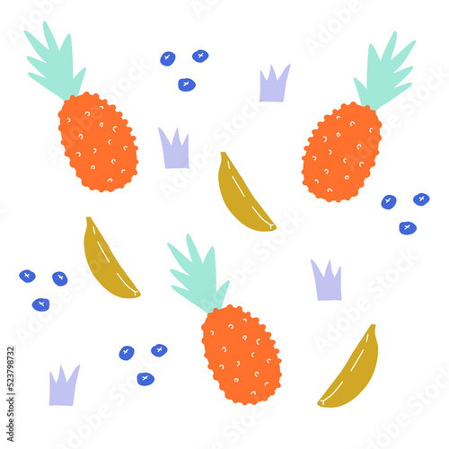 Abstract Artwork Vector Summer Background