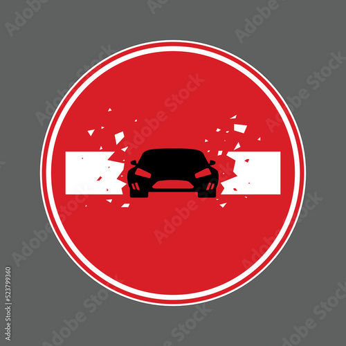 car window sticker design breakthrough 