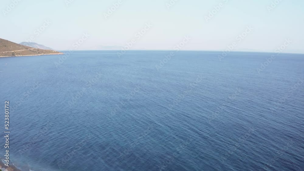 Aerial view of Aegean sea coast in the Palamutbükü region Mugla - TURKEY
(Top view) Aerial view drone over beach sea. Beautiful sea waves. Beach sand and amazing sea. Summer seascape. Water texture. Aerial view of Aegean sea coast in the Palamutbükü region Mugla - TURKEY
(Top view) Aerial view drone over beach sea. Beautiful sea waves. Beach sand and amazing sea. Summer seascape. Water texture.