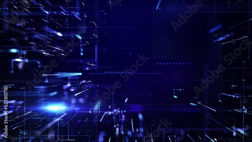 Digital Network Abstract Design TitleBaseG BG