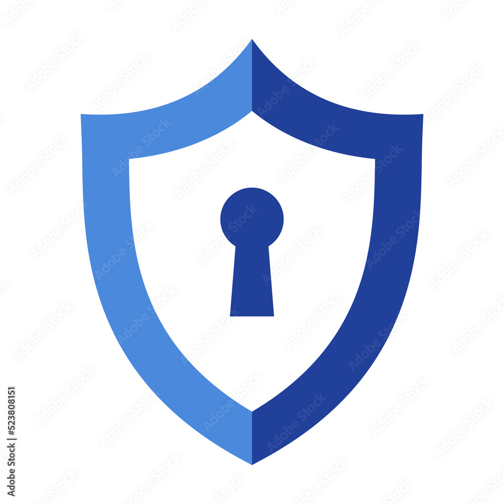 Padlock, security or Safe icon. Shield Check Mark Vector illustration Padlock, security or Safe icon. Shield Check Mark Vector illustration