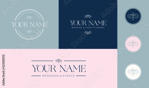 Wedding Event Planner Logo Compilation