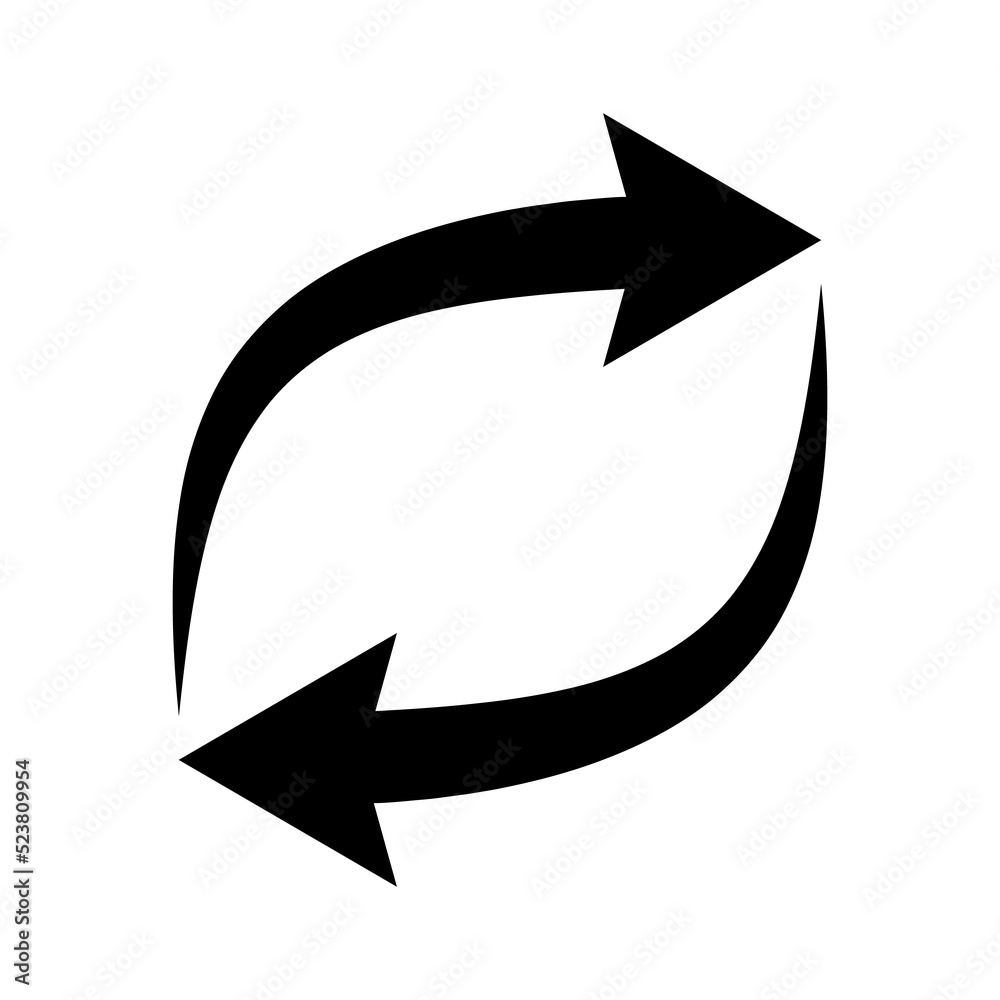 Repost or reshare icon. Social media repost illustration Repost or reshare icon. Social media repost illustration