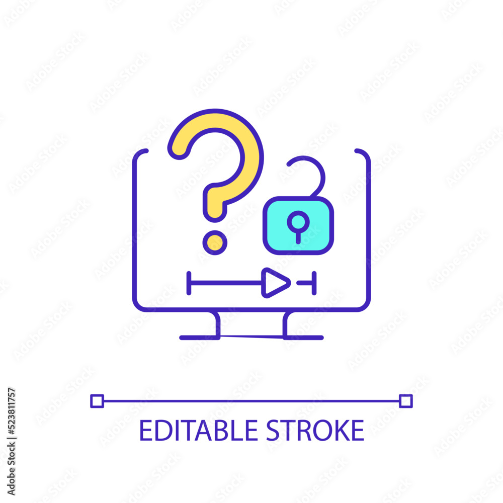 Open discussion RGB color icon. Questions on topic. Online tutorials and education. Elearning. Isolated vector illustration. Simple filled line drawing. Editable stroke. Arial font used Open discussion RGB color icon. Questions on topic. Online tutorials and education. Elearning. Isolated vector illustration. Simple filled line drawing. Editable stroke. Arial font used