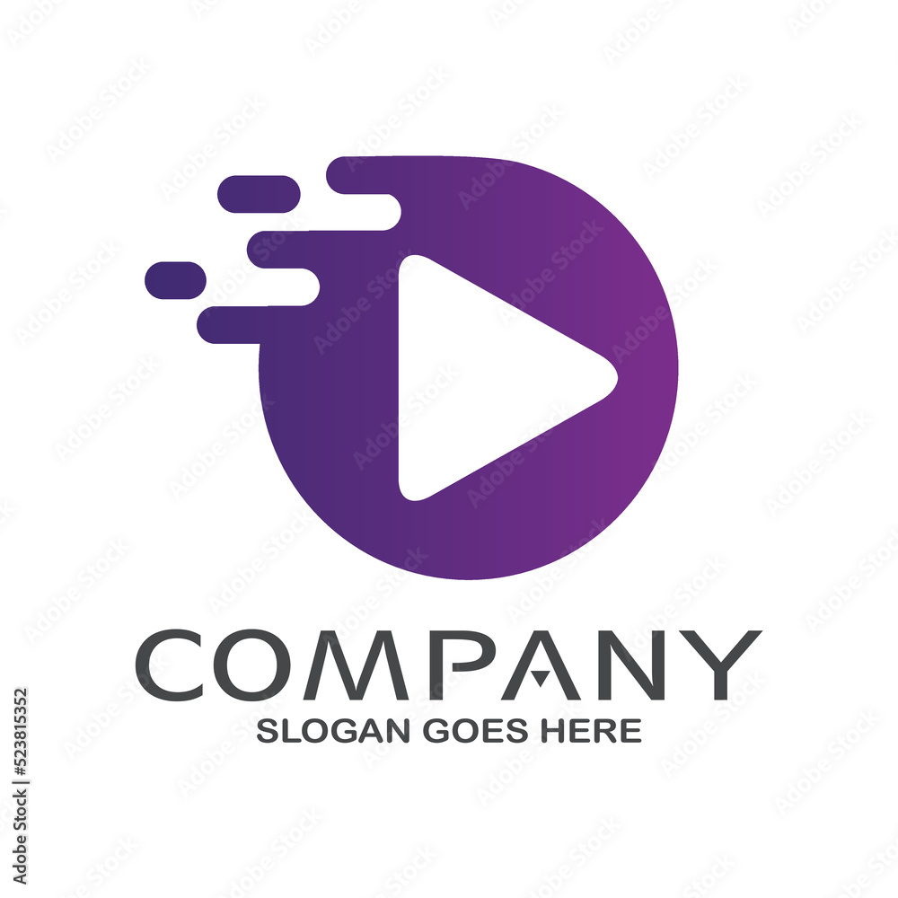 Fast Play media Logo Vector Fast Play media Logo Vector