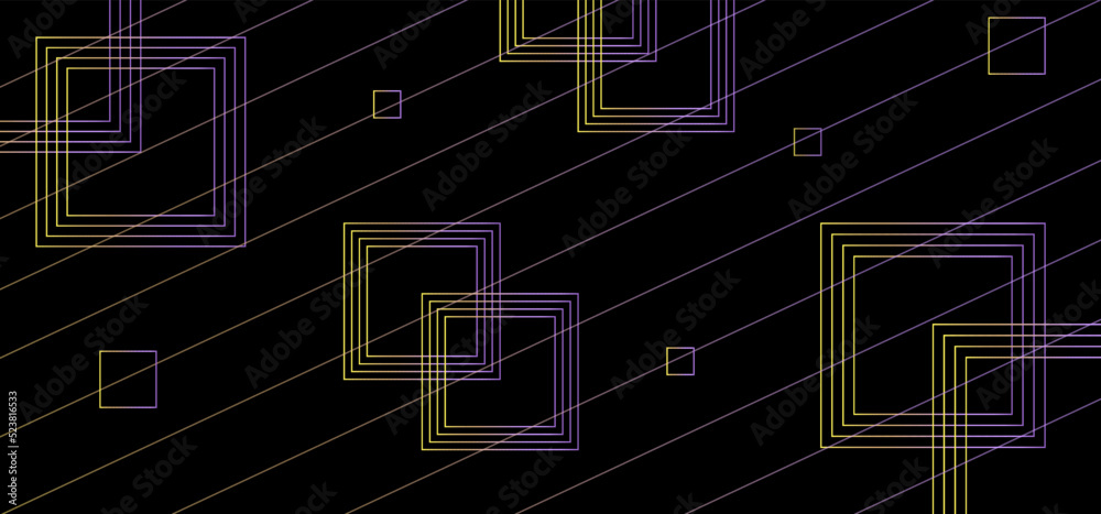 modern geometric black background template, vector