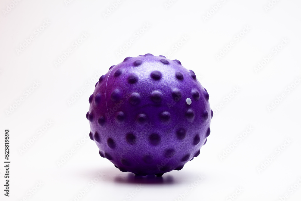 Fitness ball on white background Fitness ball on white background
