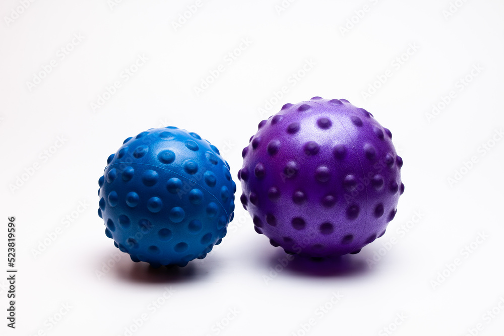 Fitness ball on white background Fitness ball on white background