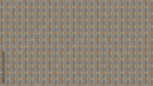 Original golden background on a gray background. Texture of golden lines, weaving simple geometric shapes. Vector illustration.