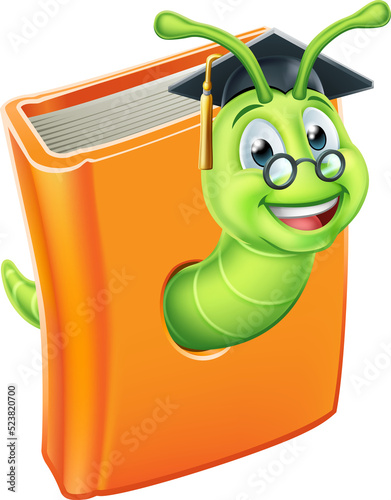 A cute bookworm caterpillar...