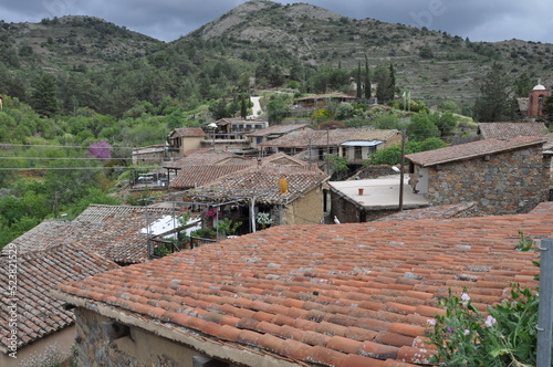 The beautiful village of Fikardou in the province of Nicosia, in Cyprus
