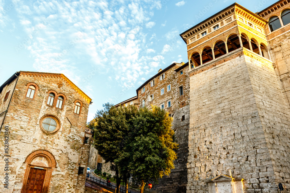 The Etruscan Arch or Arch of Augustus or Augustus Gate (with Augusta ...