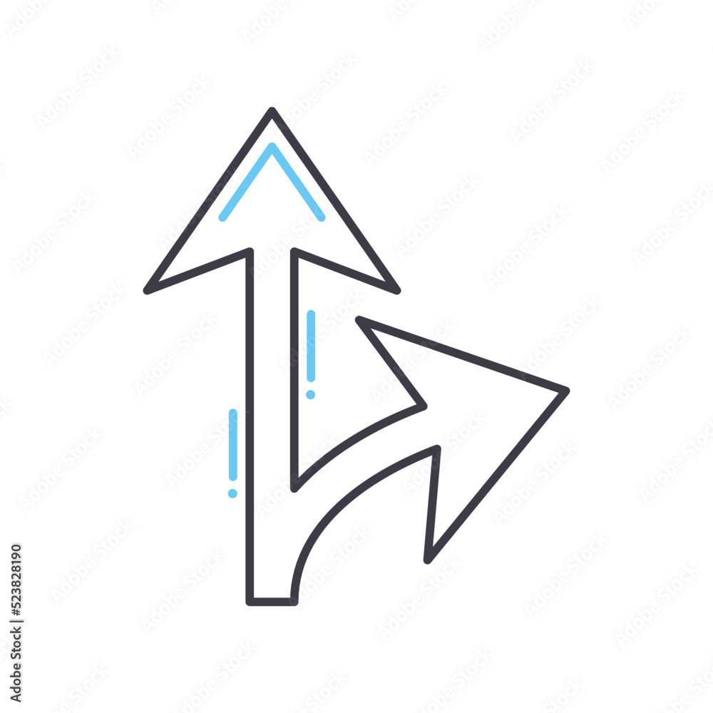 traffic signs line icon, outline symbol, vector illustration, concept sign traffic signs line icon, outline symbol, vector illustration, concept sign