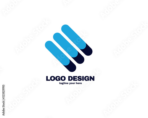 modern and simple design concept . Logo with simple and gradient color template logo for company vector file eps 10. © Hania